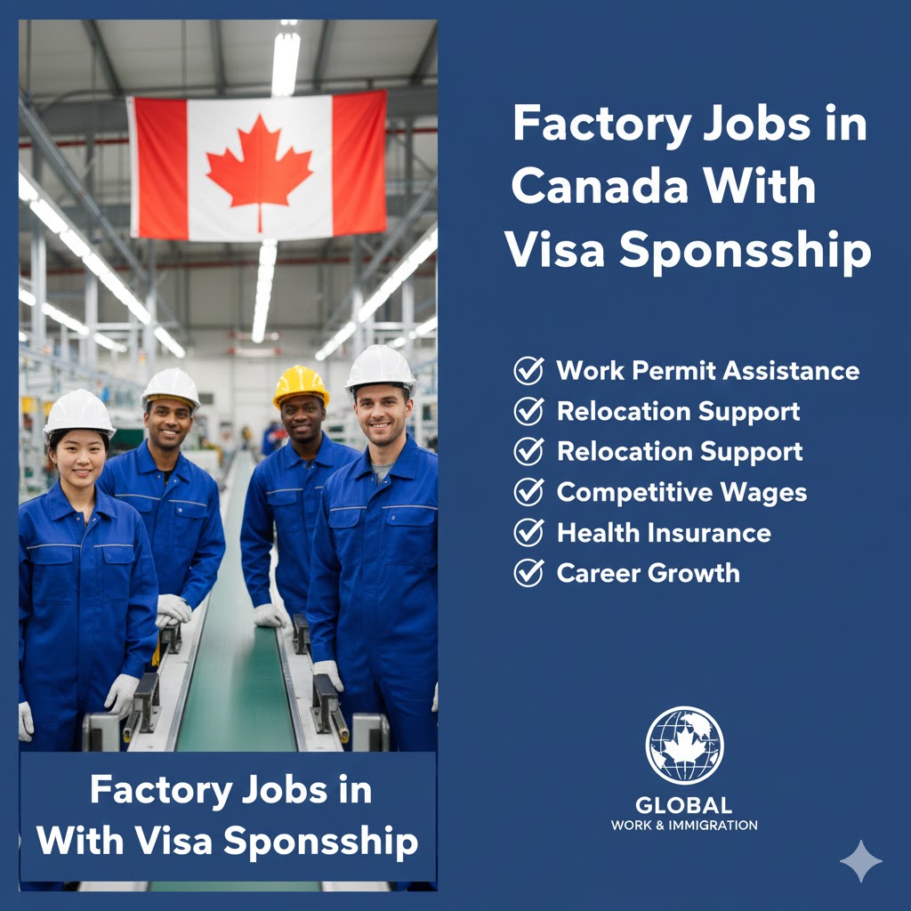 Factory Jobs in Canada with Visa sponsorship